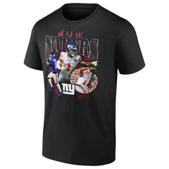New York Giants Fanatics Malik Nabers  Notorious Player Graphic T-Shirt