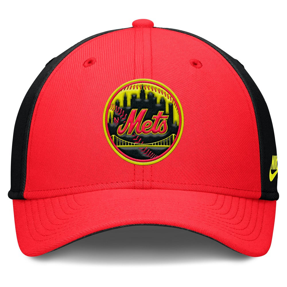 New York Mets Nike Neon 90s Rise SwooshFlex Hat | MLB Outlet