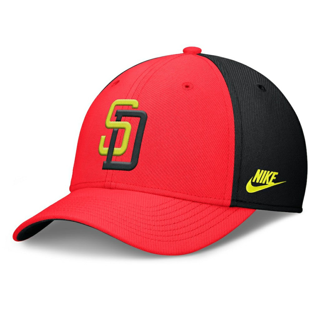 San Diego Padres Nike Neon 90s Rise SwooshFlex Hat | MLB Shop