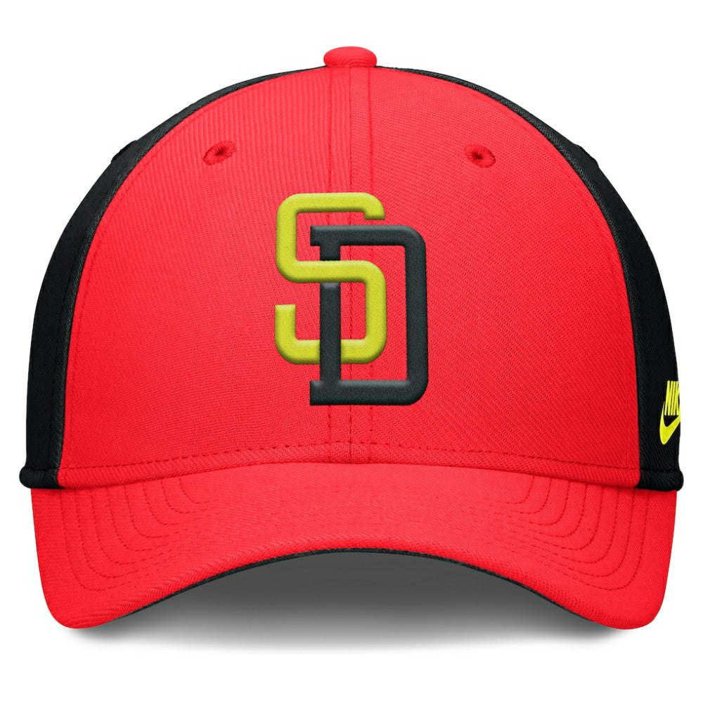 San Diego Padres Nike Neon 90s Rise SwooshFlex Hat | MLB Shop