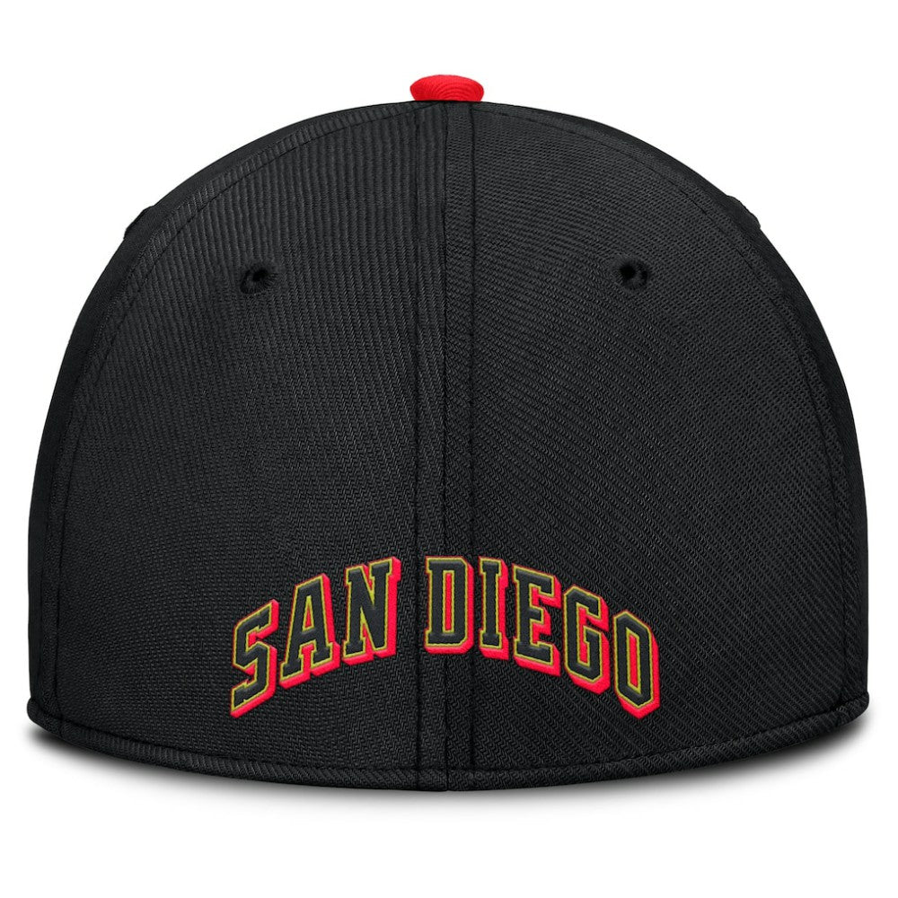 San Diego Padres Nike Neon 90s Rise SwooshFlex Hat | MLB Shop