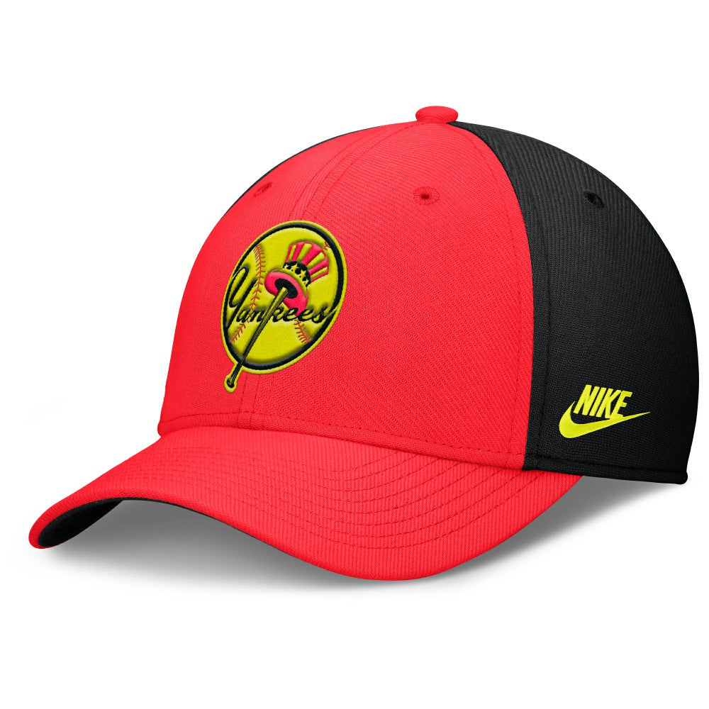 New York Yankees Nike Neon 90s Rise SwooshFlex Hat | MLB Sale
