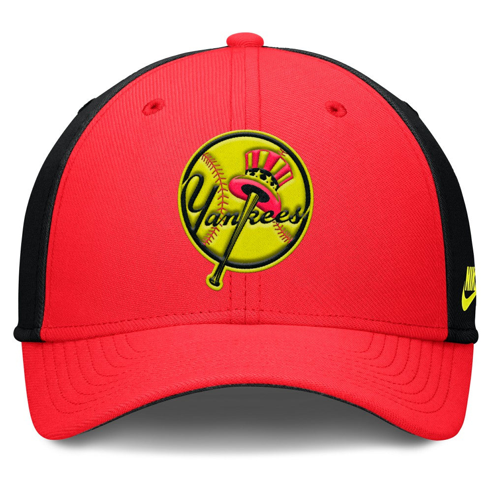 New York Yankees Nike Neon 90s Rise SwooshFlex Hat | MLB Sale