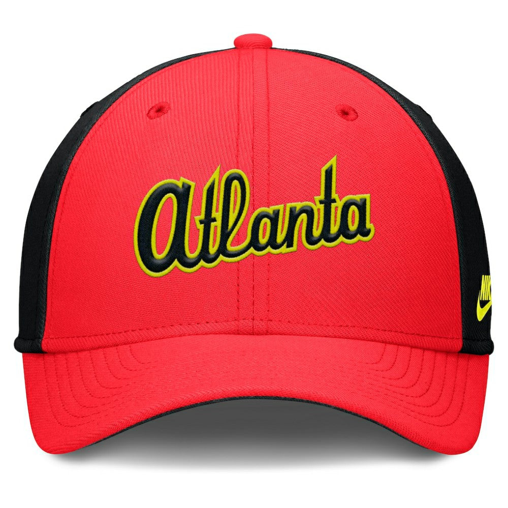 Atlanta Braves Nike Neon 90s Rise SwooshFlex Hat | MLB Near me