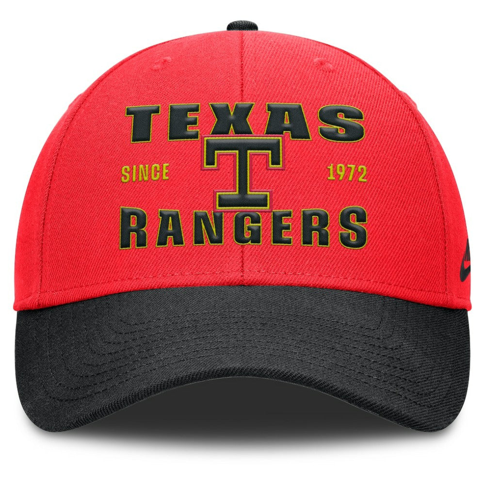 Texas Rangers Nike Neon 90s Rise Adjustable Hat | MLB Outlet
