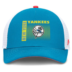 New York Yankees Nike Neon 90s Rise Structured Performance Adjustable Trucker Hat | MLB Near me
