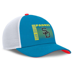 San Diego Padres Nike Neon 90s Rise Structured Performance Adjustable Trucker Hat | MLB Online