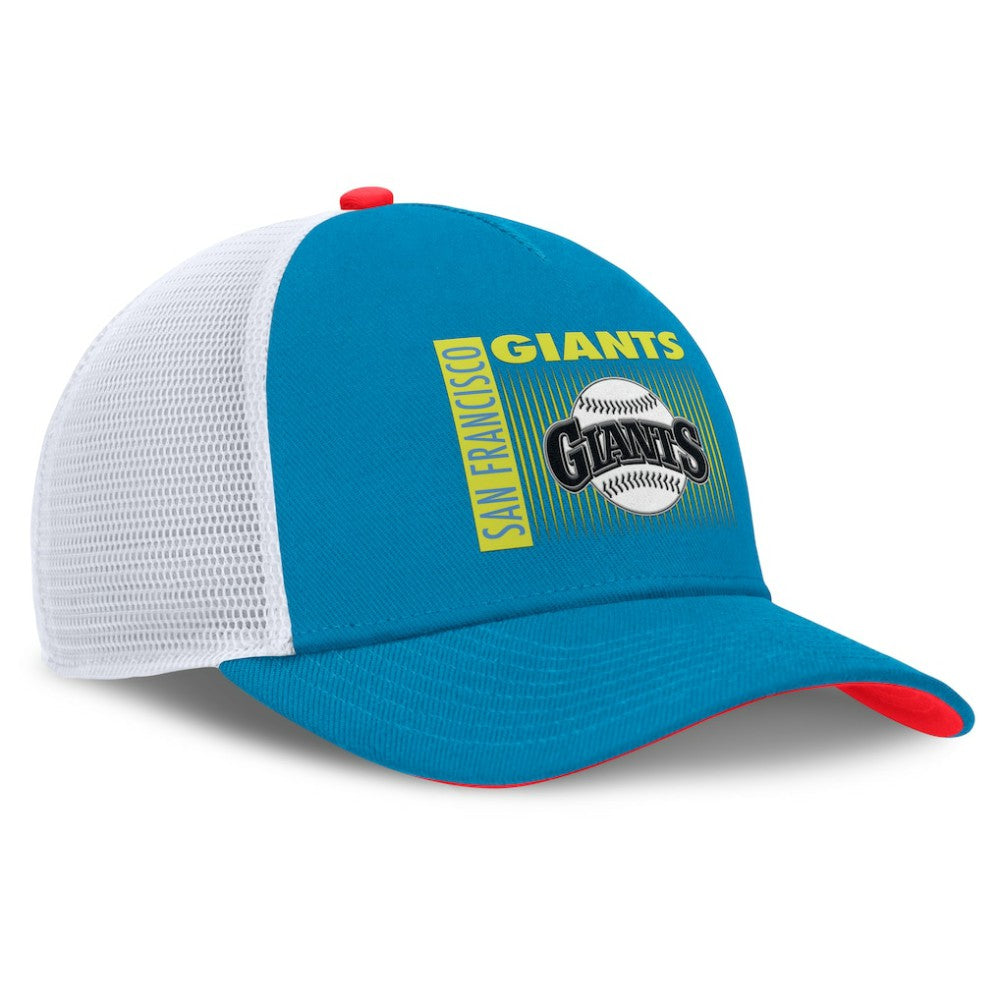 San Francisco Giants Nike Neon 90s Rise Structured Performance Adjustable Trucker Hat | MLB Shop