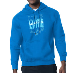 Detroit Lions  Starter Four Team Name Logo Pullover Hoodie