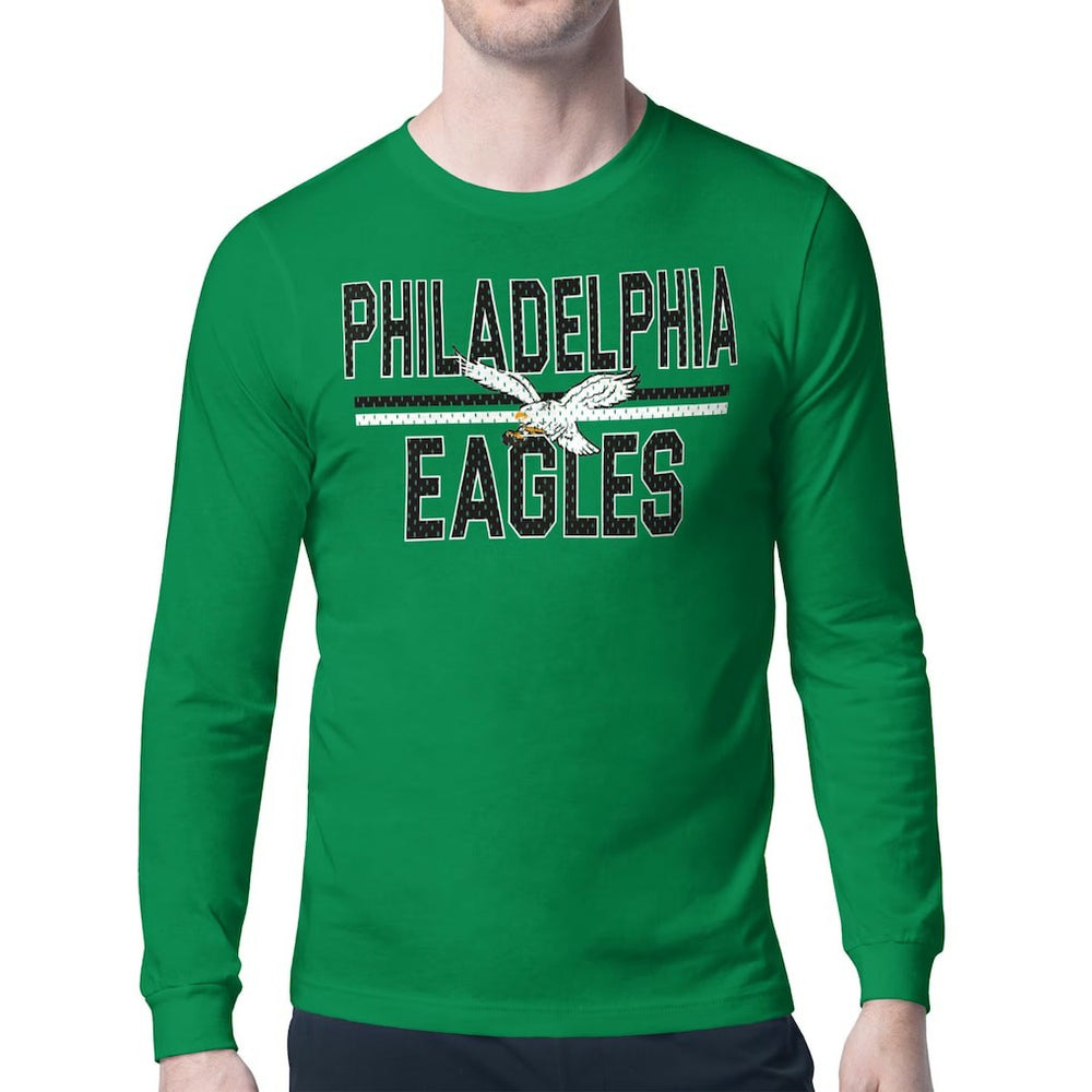 Philadelphia Eagles  Starter Retro Team Logo Long Sleeve T-Shirt