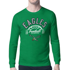 Philadelphia Eagles  Starter Half Ball Retro Logo Long Sleeve T-Shirt