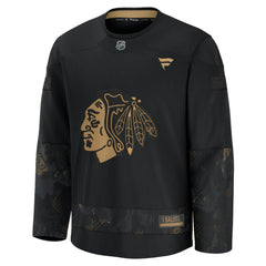 Chicago Blackhawks Fanatics 2024 Military Appreciation Practice Jersey Online