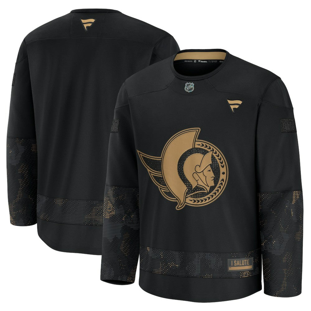 Ottawa Senators Fanatics 2024 Military Appreciation Practice Jersey On Sale