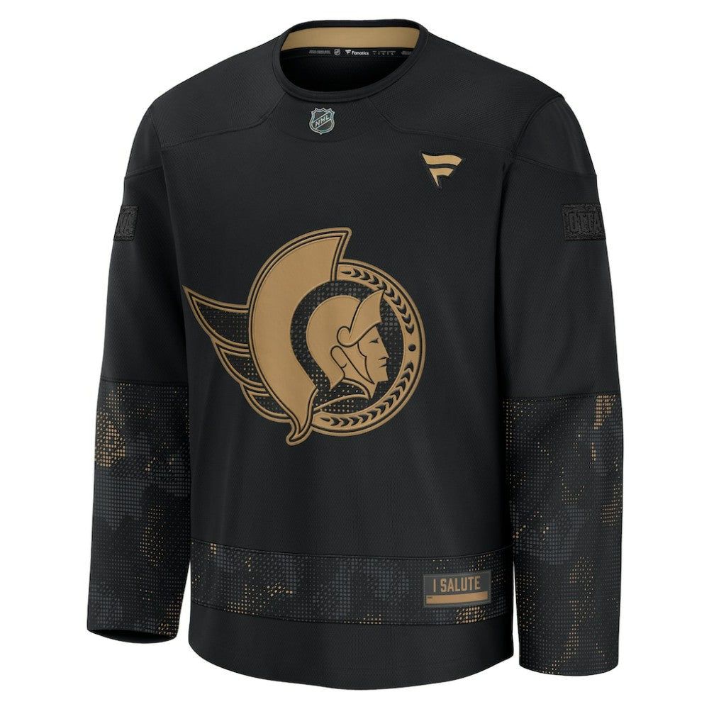 Ottawa Senators Fanatics 2024 Military Appreciation Practice Jersey On Sale