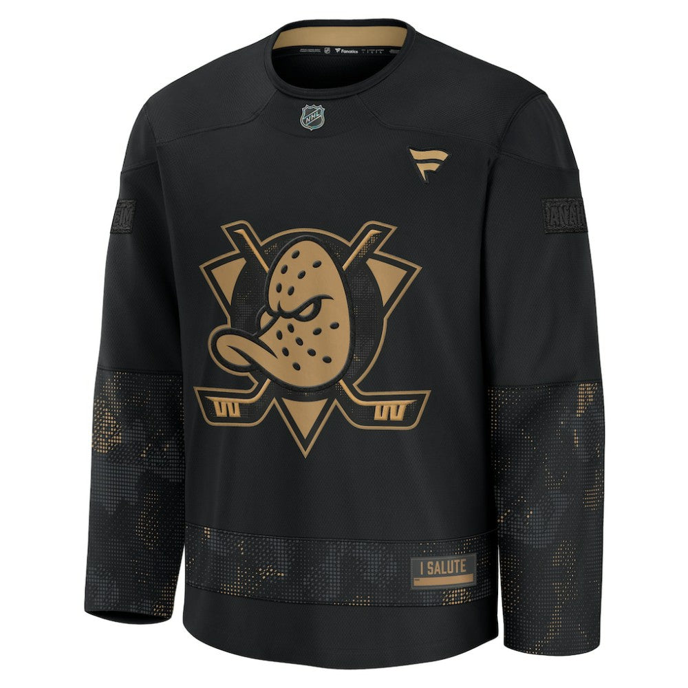 Anaheim Ducks Fanatics 2024 Military Appreciation Practice Jersey Discount