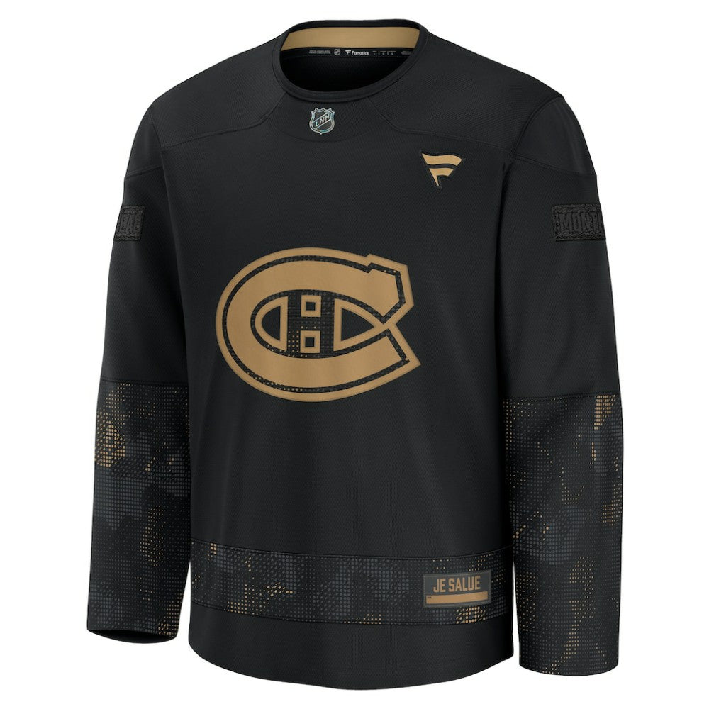 Montreal Canadiens Fanatics 2024 Military Appreciation Practice Jersey Discount