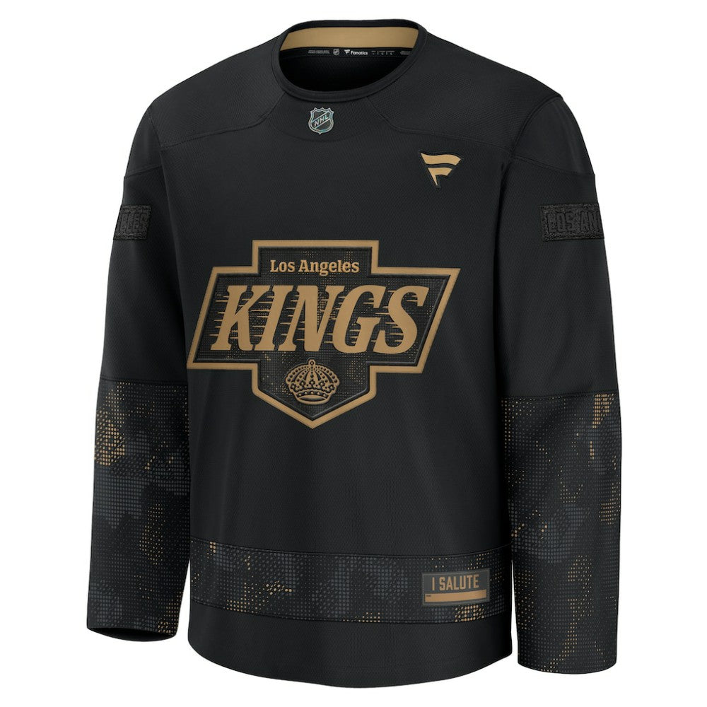 Los Angeles Kings Fanatics 2024 Military Appreciation Practice Jersey On Sale