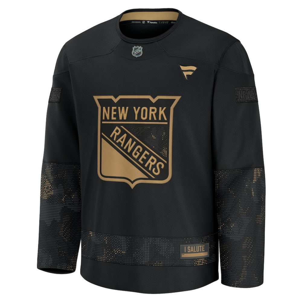 New York Rangers Fanatics 2024 Military Appreciation Practice Jersey On Sale