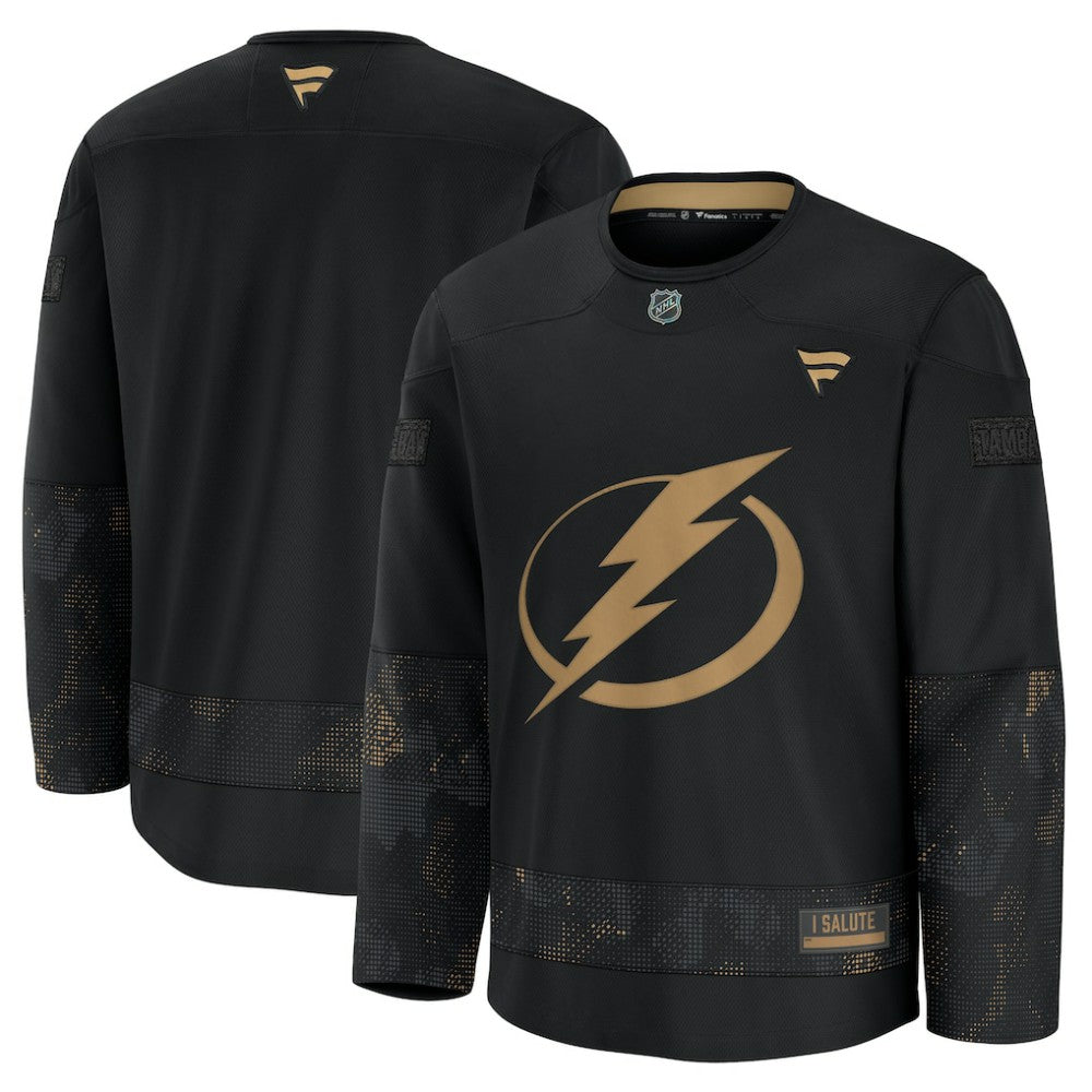 Tampa Bay Lightning Fanatics 2024 Military Appreciation Practice Jersey Sale