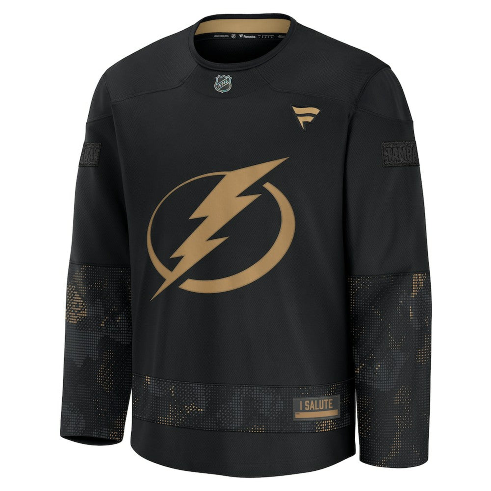 Tampa Bay Lightning Fanatics 2024 Military Appreciation Practice Jersey Sale