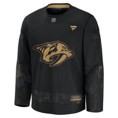 Nashville Predators Fanatics 2024 Military Appreciation Practice Jersey Discount