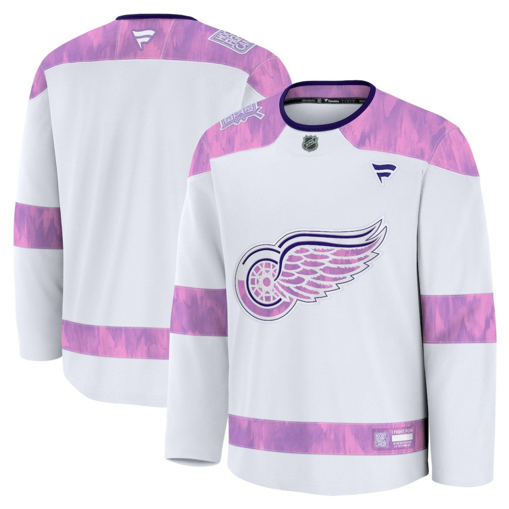 Detroit Red Wings Fanatics 2024 Hockey Fights Cancer Practice Jersey Outlet