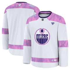 Edmonton Oilers Fanatics 2024 Hockey Fights Cancer Practice Jersey Online