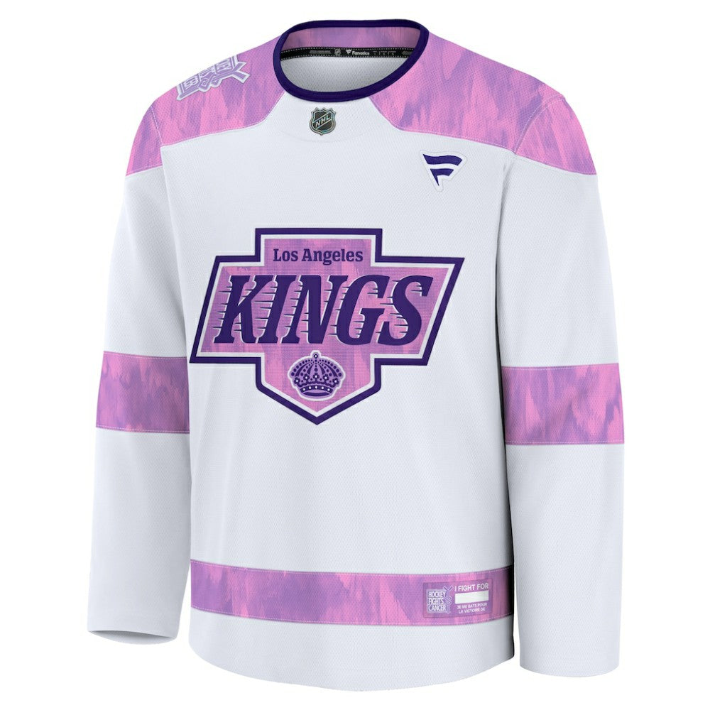 Los Angeles Kings Fanatics 2024 Hockey Fights Cancer Practice Jersey Discount