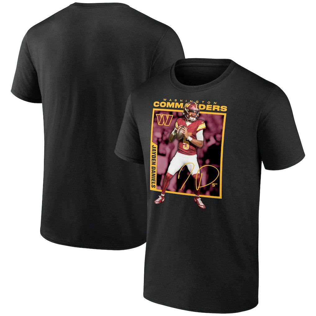 Washington Commanders  Jayden Daniels  Player Frame T-Shirt