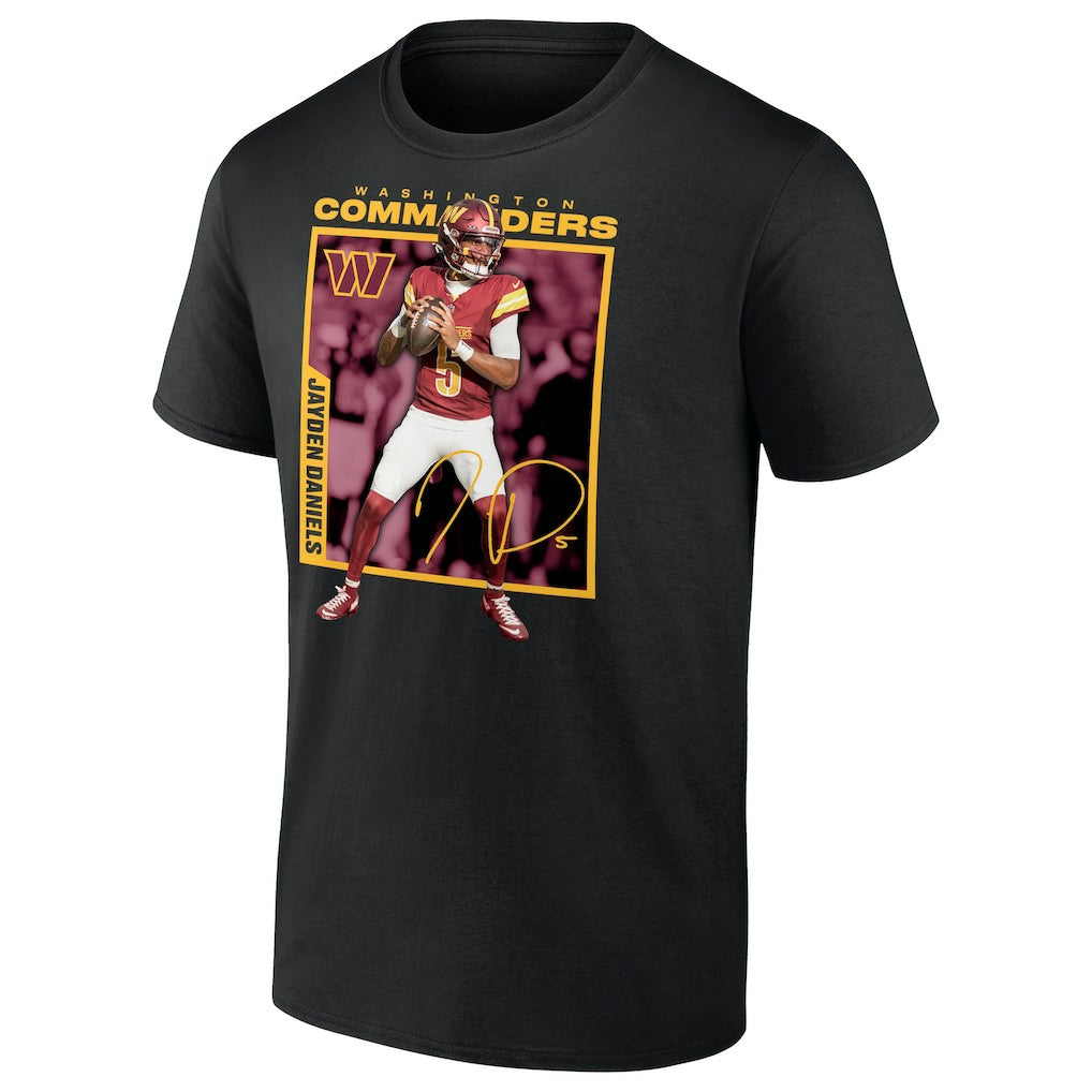 Washington Commanders  Jayden Daniels  Player Frame T-Shirt