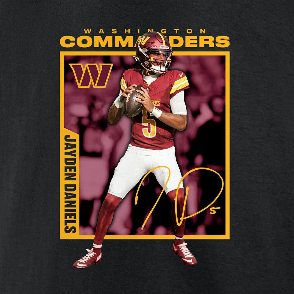 Washington Commanders  Jayden Daniels  Player Frame T-Shirt