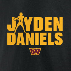 Washington Commanders  Jayden Daniels  Play Motion T-Shirt