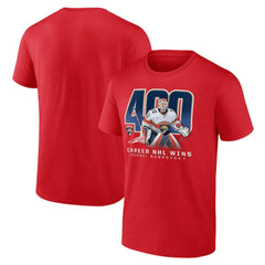 Sergei Bobrovsky Florida Panthers 400 Career Wins T-Shirt Outlet