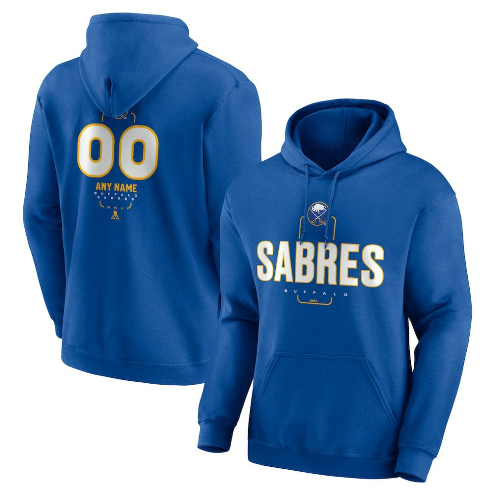 Buffalo Sabres Personalized Name & Number Midfielder Pullover Hoodie Outlet