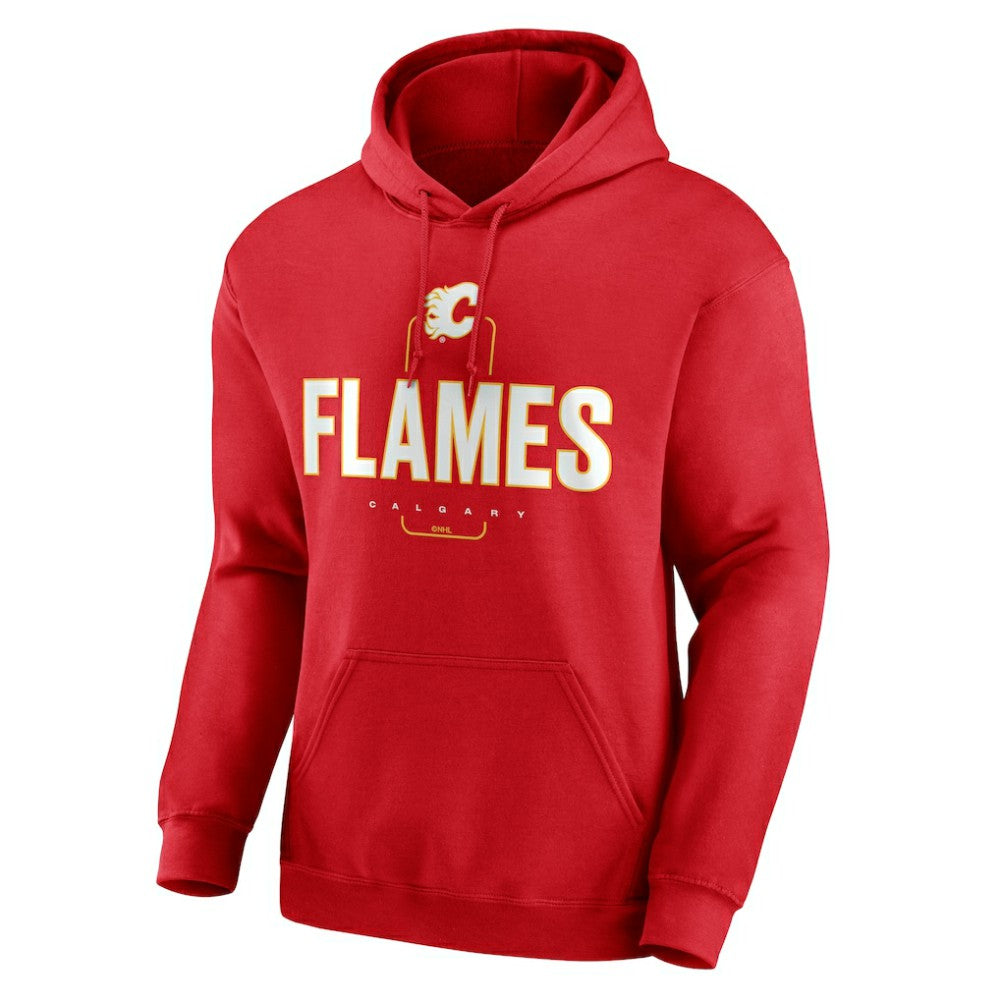 Calgary Flames Personalized Name & Number Midfielder Pullover Hoodie Online