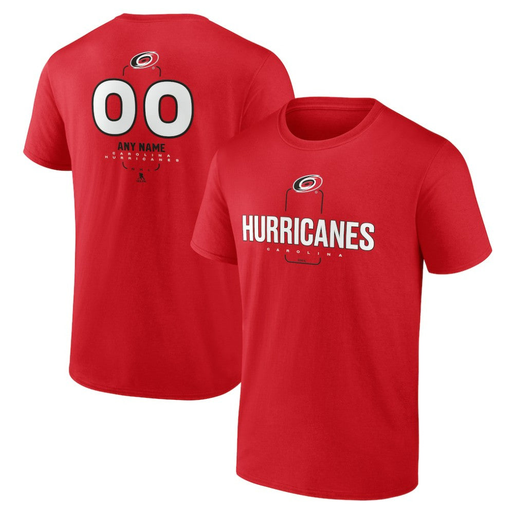 Carolina Hurricanes Personalized Name & Number Midfielder T-Shirt Outlet