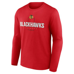Chicago Blackhawks Personalized Name & Number Midfielder Long Sleeve T-Shirt For Sale