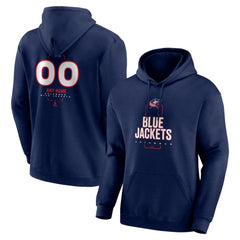 Columbus Blue Jackets Personalized Name & Number Midfielder Pullover Hoodie For Sale