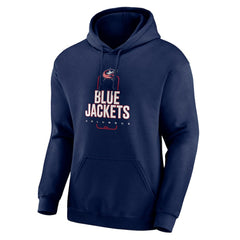 Columbus Blue Jackets Personalized Name & Number Midfielder Pullover Hoodie For Sale