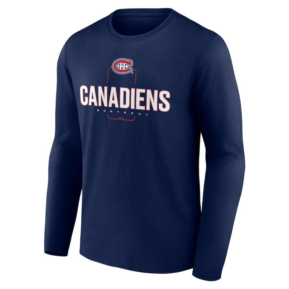 Montreal Canadiens Personalized Name & Number Midfielder Long Sleeve T-Shirt Online
