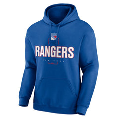 New York Rangers Personalized Name & Number Midfielder Pullover Hoodie Outlet
