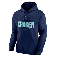 Seattle Kraken Personalized Name & Number Midfielder Pullover Hoodie Online