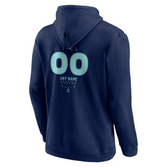 Seattle Kraken Personalized Name & Number Midfielder Pullover Hoodie Online
