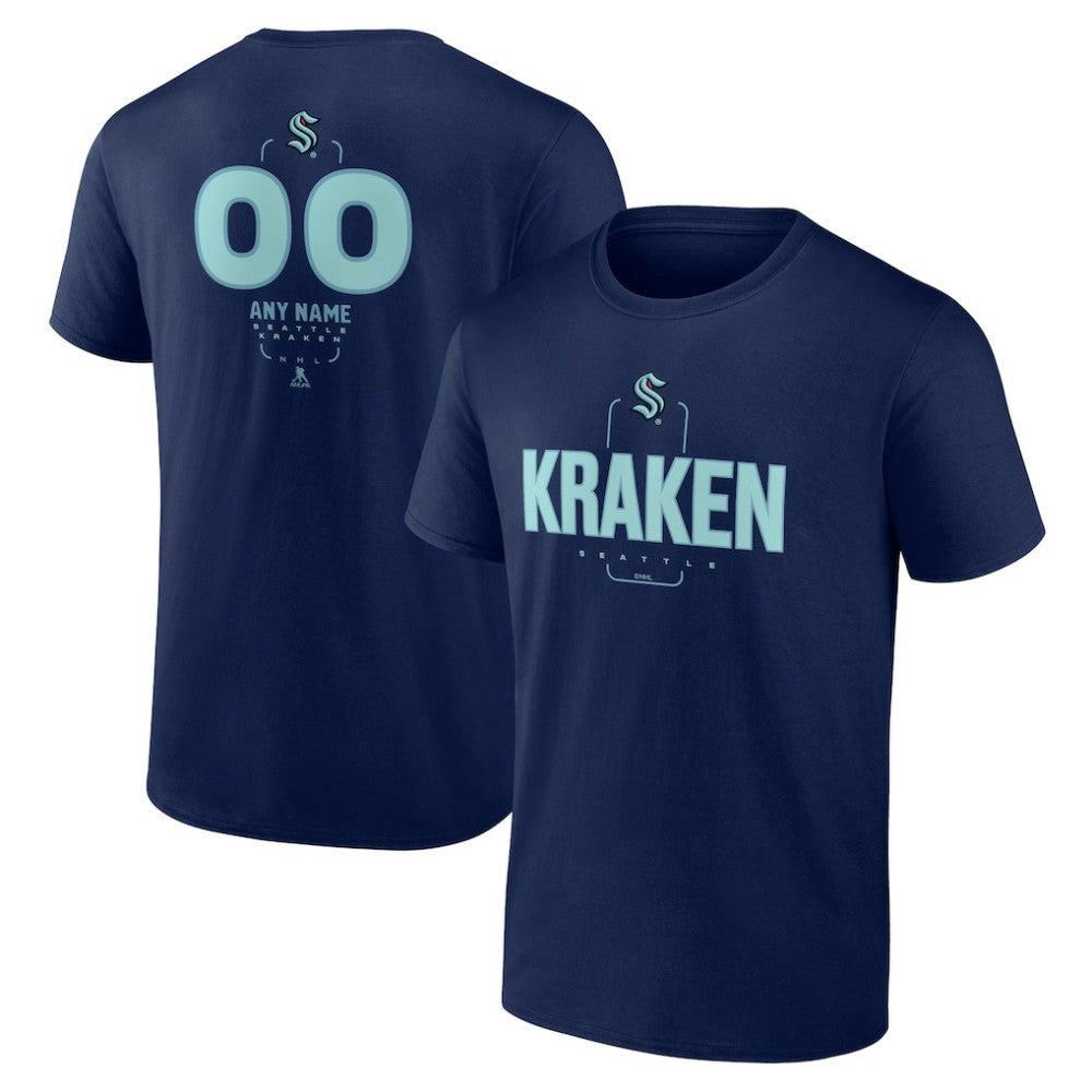 Seattle Kraken Personalized Name & Number Midfielder T-Shirt Discount