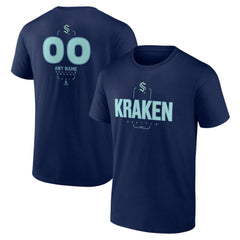 Seattle Kraken Personalized Name & Number Midfielder T-Shirt Discount