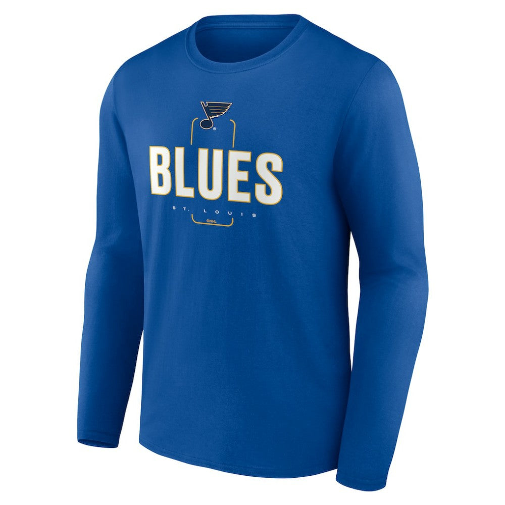 St. Louis Blues Personalized Name & Number Midfielder Long Sleeve T-Shirt Outlet