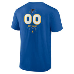 St. Louis Blues Personalized Name & Number Midfielder T-Shirt Sale