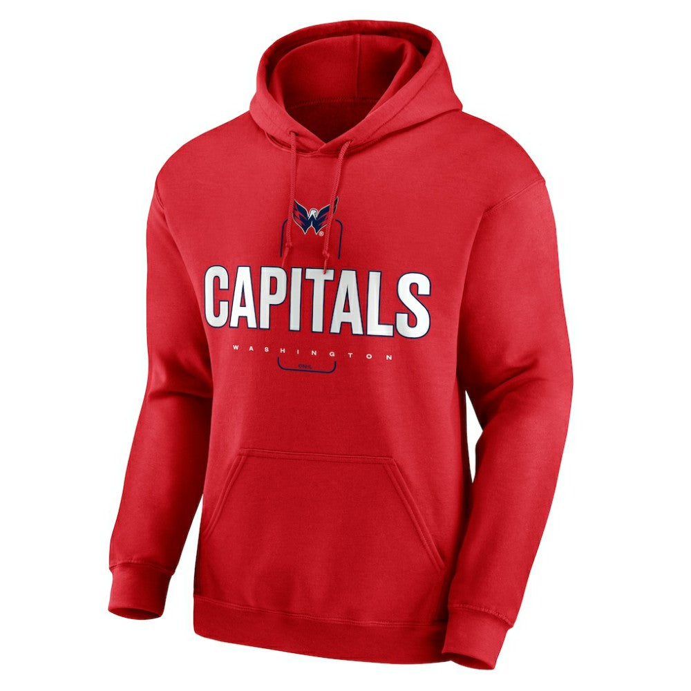 Washington Capitals Personalized Name & Number Midfielder Pullover Hoodie Outlet
