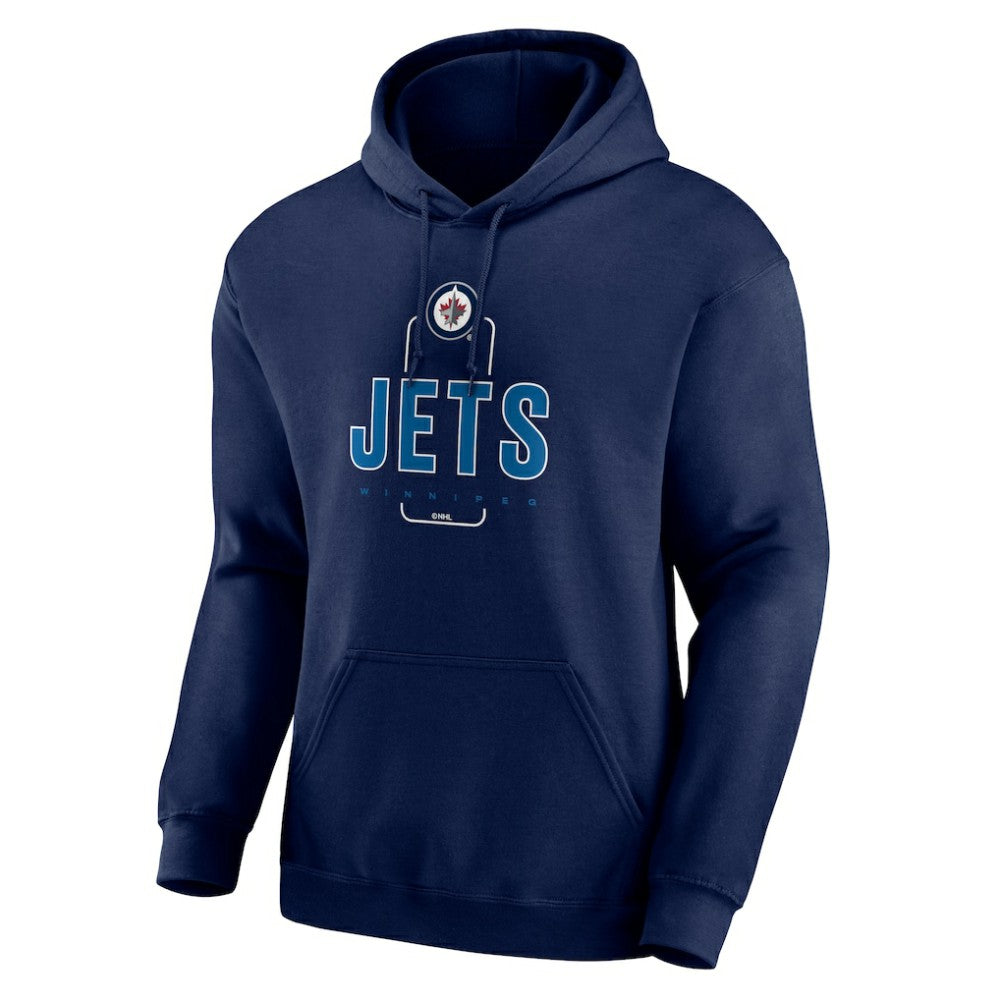 Winnipeg Jets Personalized Name & Number Midfielder Pullover Hoodie Discount