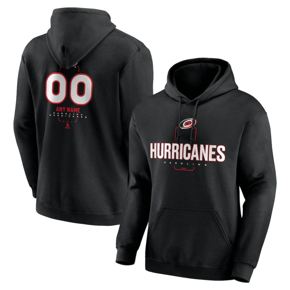 Carolina Hurricanes Personalized Name & Number Midfielder Pullover Hoodie Sale